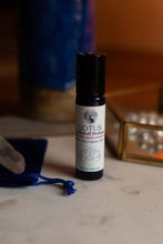 Load image into Gallery viewer, Lotus Rollerball Perfume~ Frangipani~ White Grapefruit~ Black Pepper~ Sandalwood