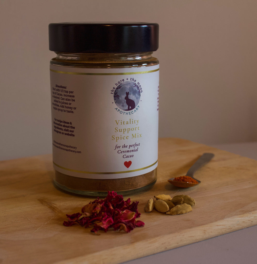 Vitality Support Spice Mix ~ To be enjoyed with your favourite ceremonial cacao